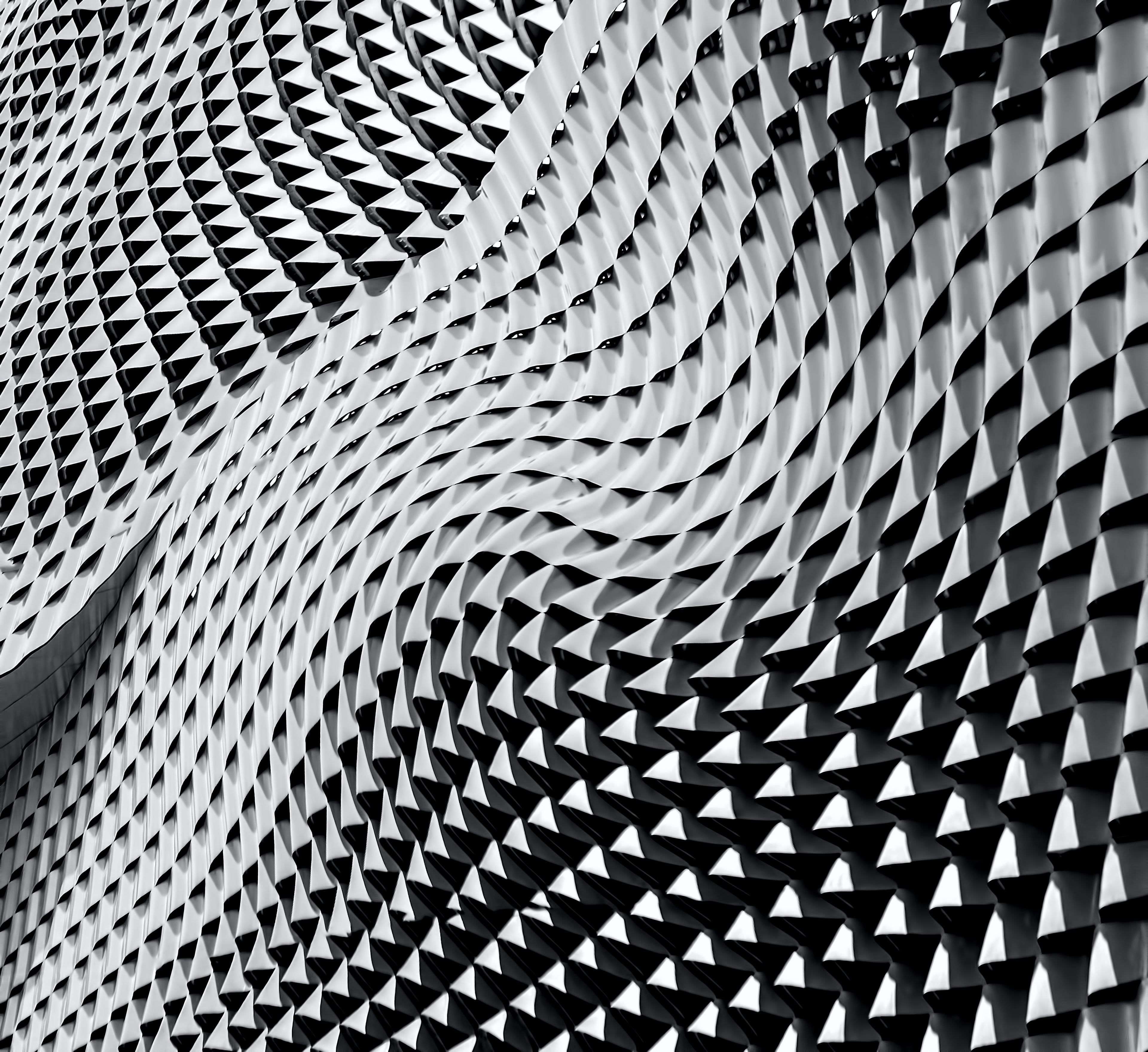 White curved modern texture