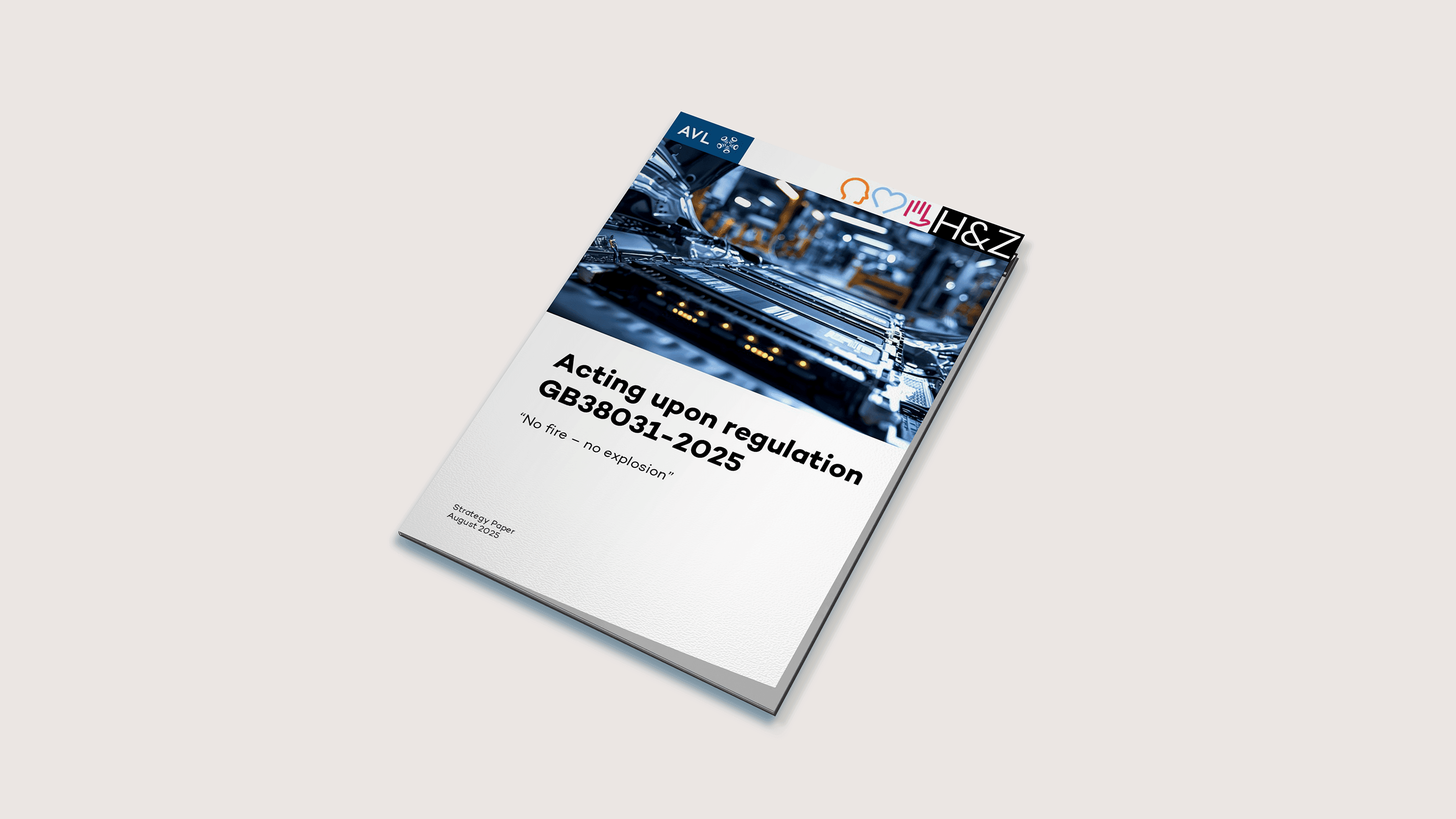 Strategy Paper with Battery on Cover and GB38031-2025 Regulation