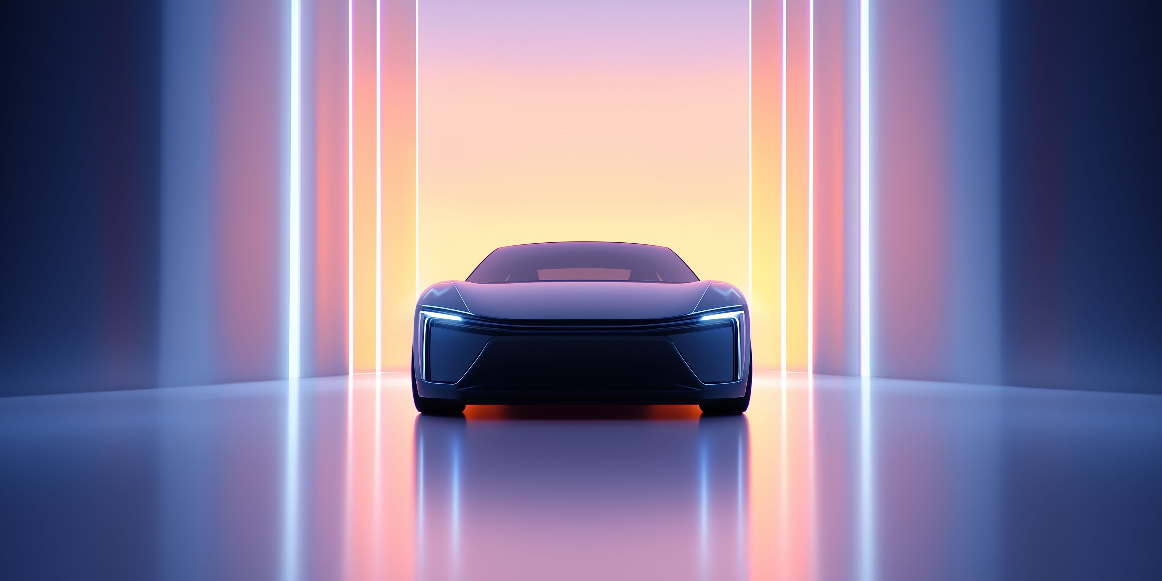 Future Car Colourful