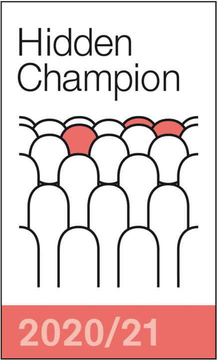 Hidden Champion 2020/21 award badge | H&Z