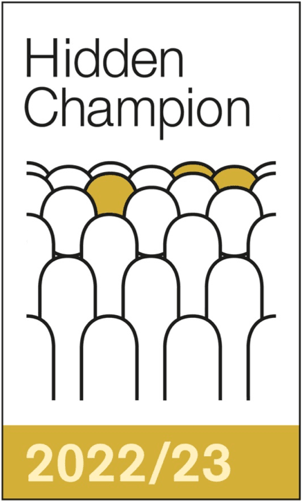 Hidden Champion 2022/23 award badge | H&Z