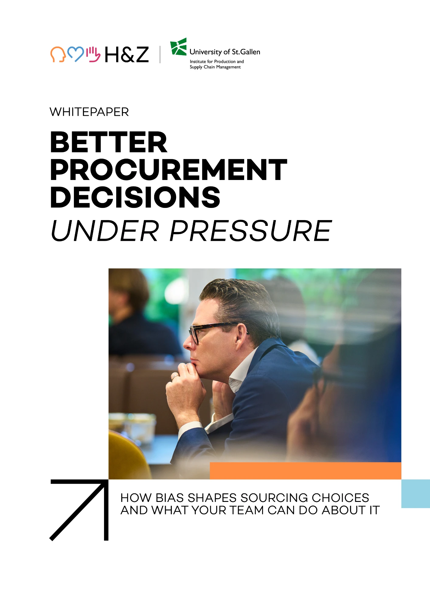 Cover of the whitepaper Better Procurement Decisions Under Pressure: how bias shapes sourcing choices and what your team can do about it